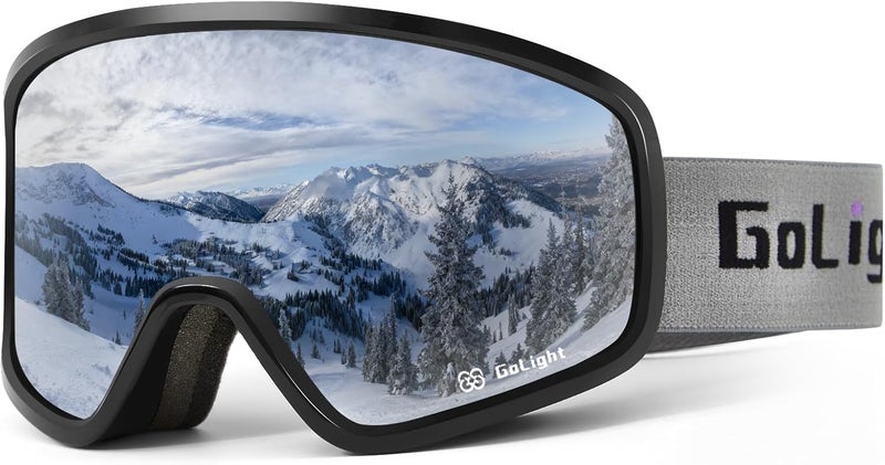 Golight Polarized Anti-Glare Ski Goggles XL OTG – Anti-Fog Double Lens, UV400, Triple-Foam, Anti-Slip Strap for Men & Women - Image 1